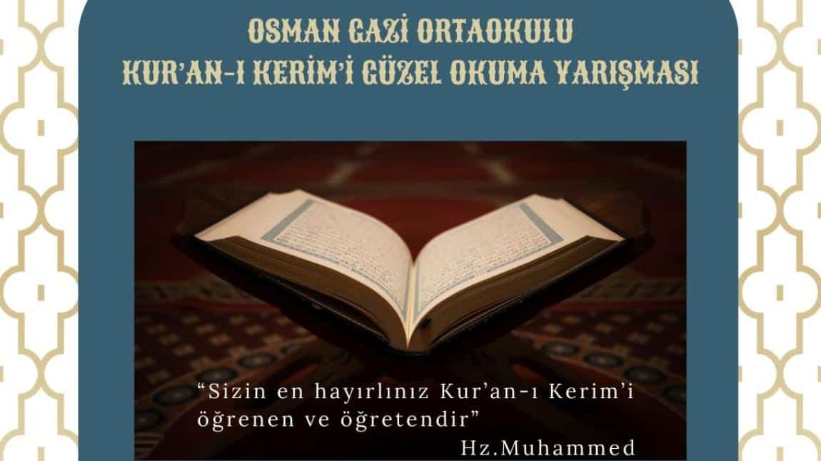 Okulumuzda Kur'an-ı Kerim'i Güzel Okuma Yarışması Sonuçlandı 