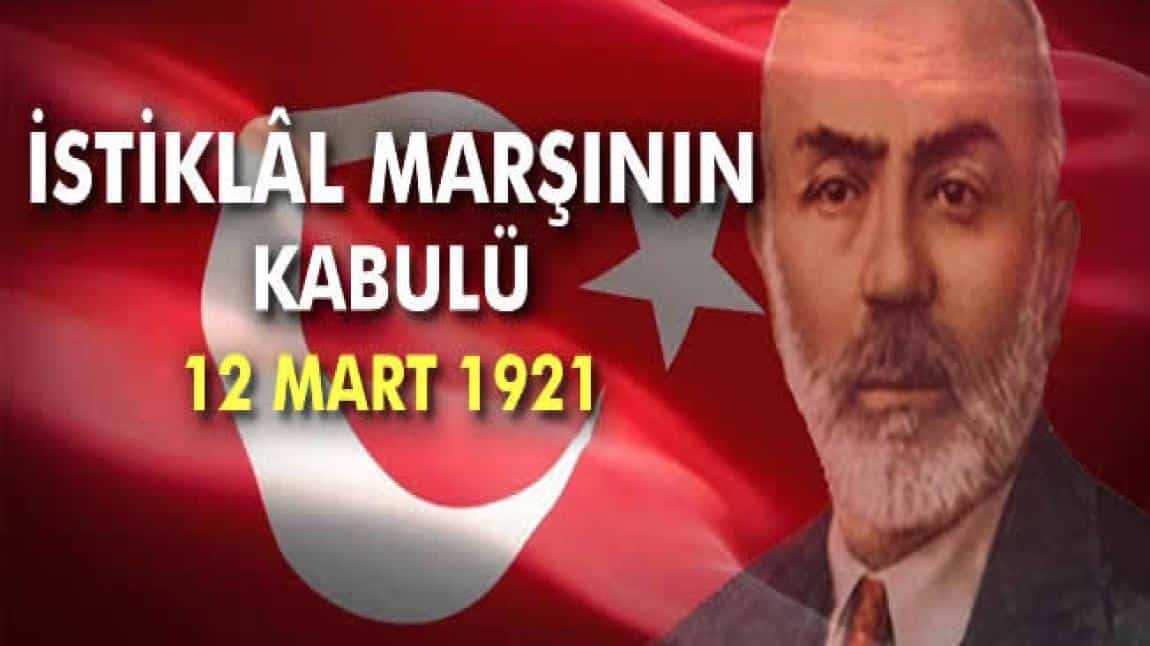 12 Mart İstiklal Marşımızın Kabulü ve Mehmet Akif Ersoy’u Anma Günü Etkinliği Düzenlendi 